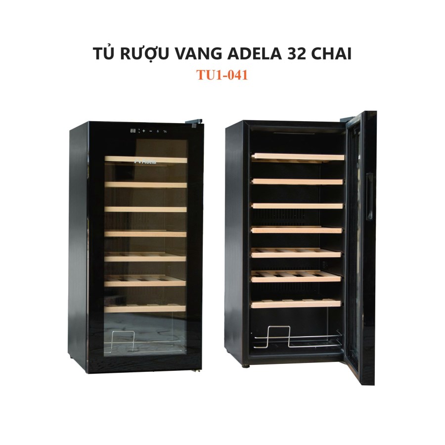 Tủ Rượu Vang Adela 32 Chai Máy Nén ys-9332