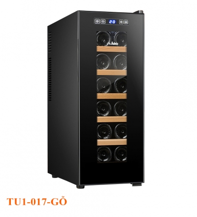 Tủ lạnh rượu vang Adela cao cấp TU1-017 (gỗ)