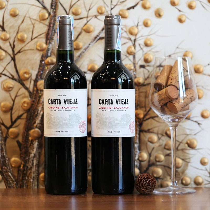Rượu vang Carta Vieja Cabernet Sauvignon cho người mới uống