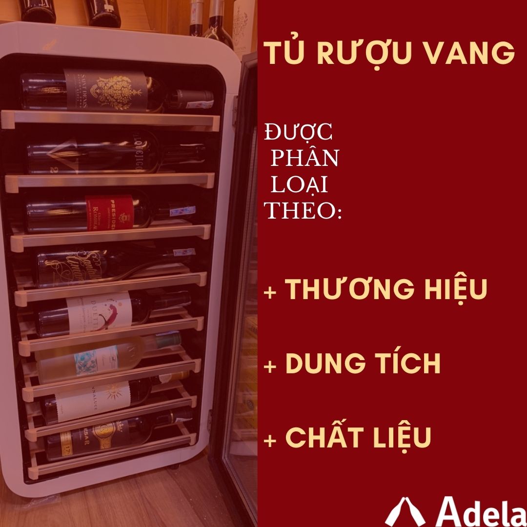 phân loại tủ rượu vang